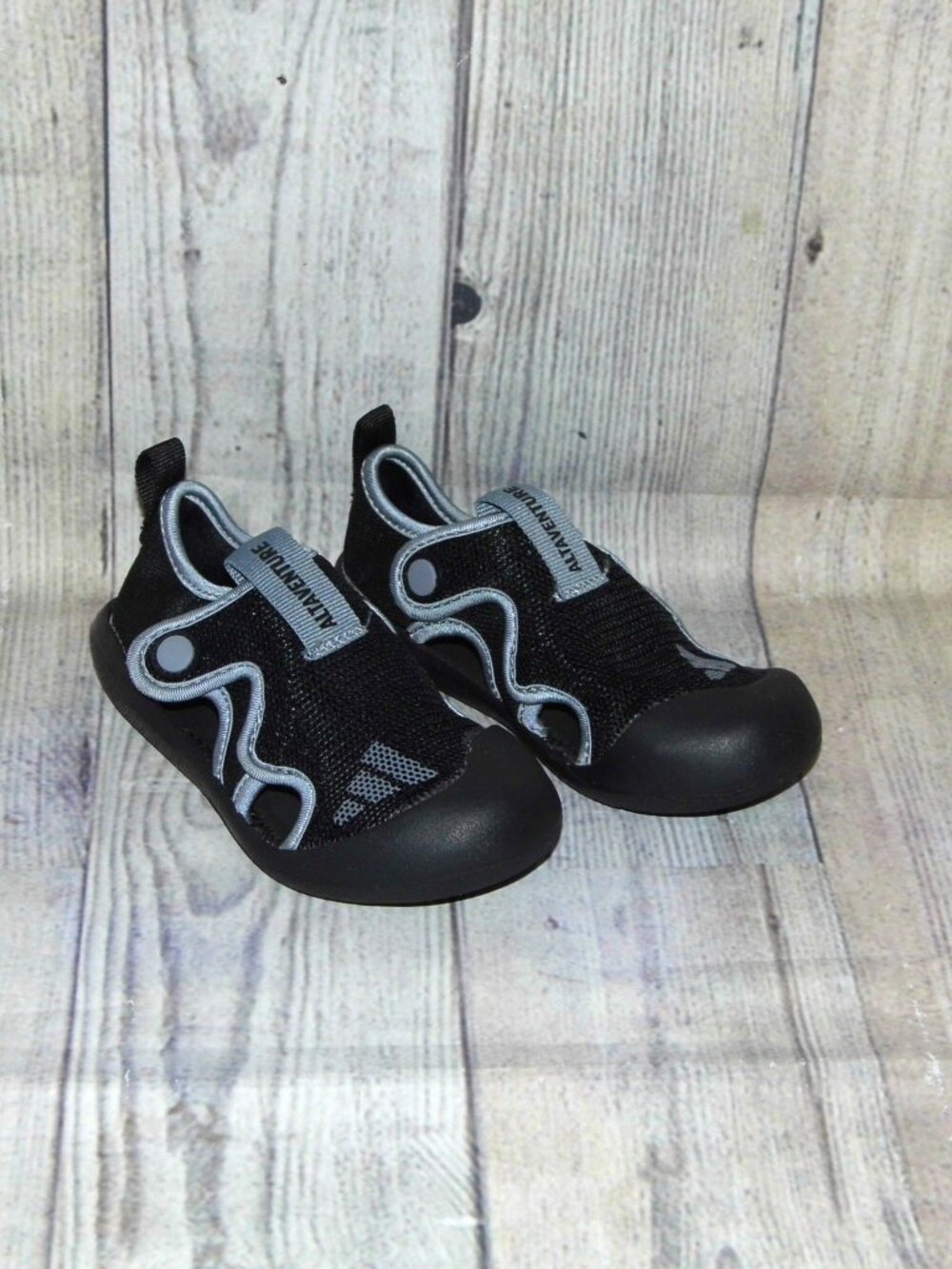 ADIDAS Altaventure 3.0 Black Sandals Toddler Size 10